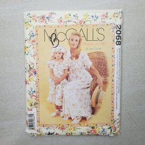 McCall's Mommy + Me Dress and Slip Sewing Pattern Girls 3-8 Misses S-XL (8-22)
